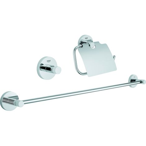 Set Accessori Bagno Grohe Essential 3 In 1 40775001 (1/5)