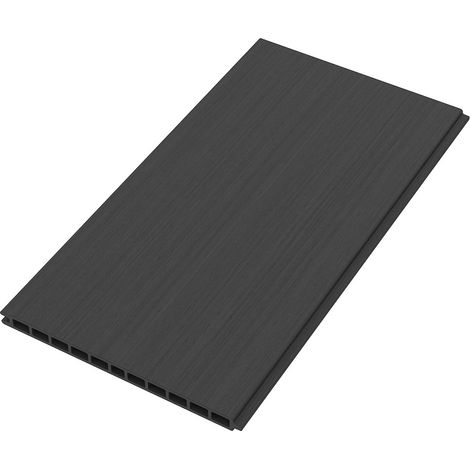 MAX -XL WPC-Steckzaun charcoal 300 x 20 x 1790 mm