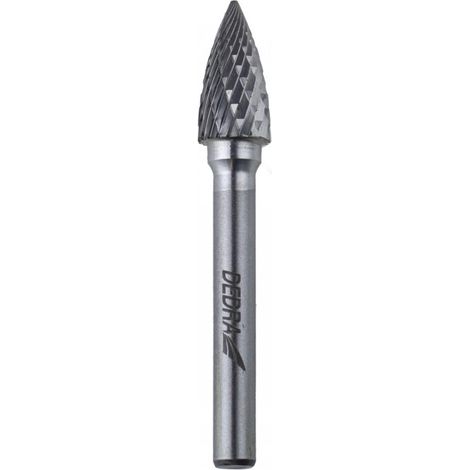 DEDRA - Fresa de vástago G10x20mm, 6mm - para grabado preciso