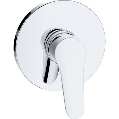 Miscelatore Doccia incasso cromato Ø40 mm in ottone - Timeless  Tecom