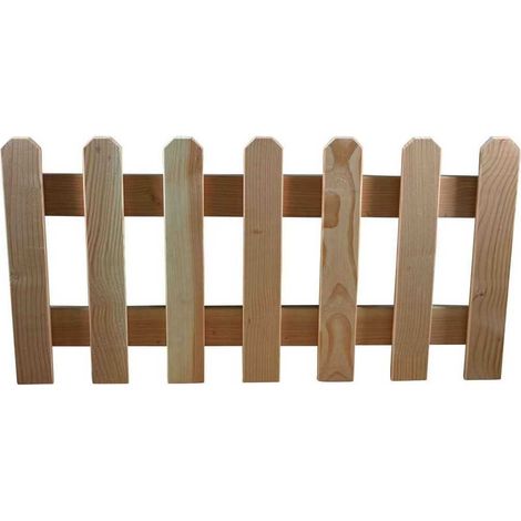 Clôture en bois Douglas 200x60 cm – Kit complet avec lames, traverses et visserie – Durabilité classe 3 sans traitement chimique