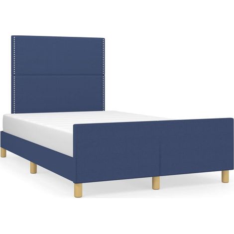 Maison Exclusive - Giroletto senza Materasso Blu 120x190 cm in Tessuto (1/5)