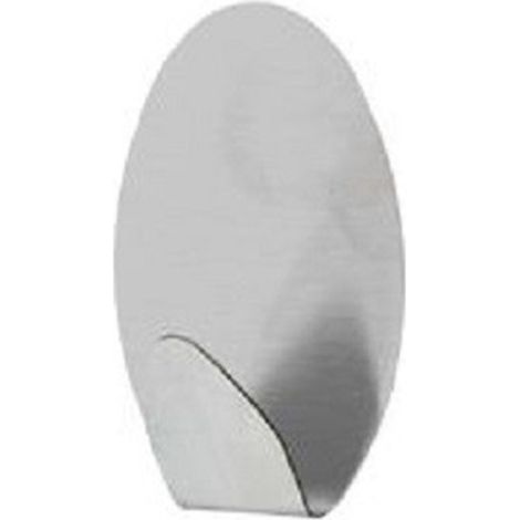 Cleafe - Set 4 Ganci Appendini Adesivi Parete Casa Cucina Bagno Attaccapanni Ovali 59662 - (1/2)