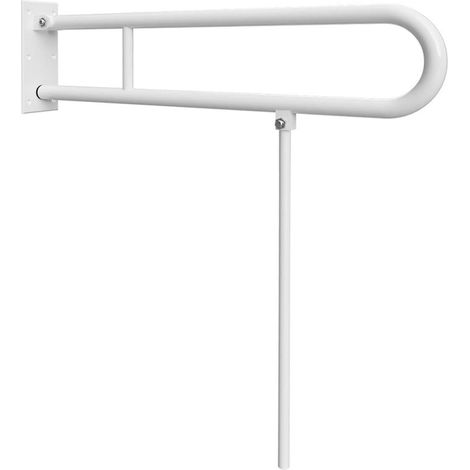 Sapho - Handicap Klappgriff mit Stützbein 813 mm, weiß XH523W (1/4)