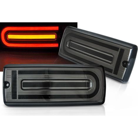 Paire de feux arriere Mercedes classe G W463 90-18 FULL LED BAR Dyn Fume (1/4)