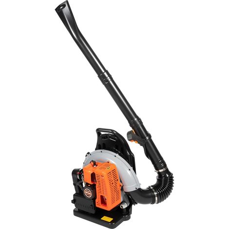 2-Takt 63cc Benzin Laubbläser Rucksack, 3,6 Ps Benzin Rückenlaubbläser Laubbläser Gartenbläser Luftkühlung Bläserluftgekühlten Leaf Blower Bis Zu 1 Stunde Betriebsdauer Für Große Flächen (1/5)