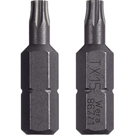 Bit TX 15x25 (2 pezzi) WERA SC8671ZSBTX15 (1/4)