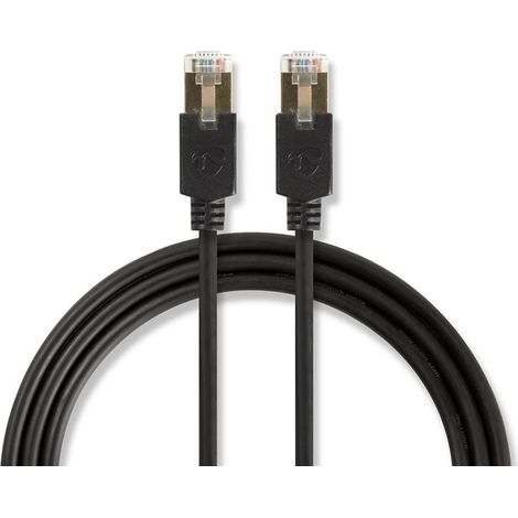 nedis CCBW85210AT30 cable de red Cat6 antracita 3 metros
