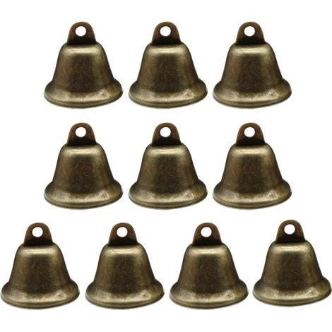 10 clochettes pendentif sapin de Noël, petites clochettes pour collier d'animal de compagnie, pour fête (1/5)