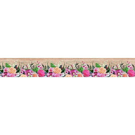 Frise Murale Adhesive Bois de Flore Auto-adhesif Frise autocollante Sticker Mural 0,14 x 5 m WB 8240 (1/5)