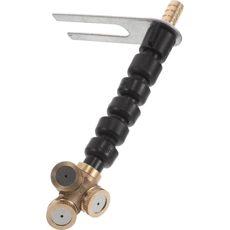 Buse en Refroidissement et Contrôle Routière de Poussière pour D'arrosage Tête Pulvérisation à 3 Voies Laiton, Installation Facile, Tube à Joint des Freins Camion (1/5)