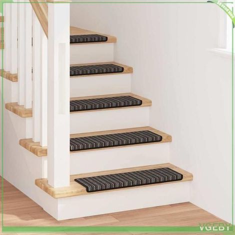42011448 Tapis d'escalier auto-adhésifs 15 pcs Anthracite 65 x 21 x 4 cm (1/5)