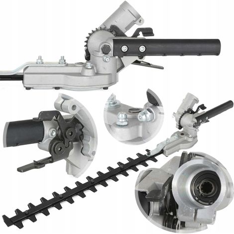 Heckenschere - Aufsatz für Benzin-Freischneider 28 mm, 9 Schneidmesser (1/5)