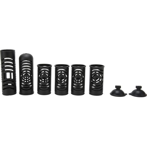 Protection antidéflagrante pour chauffage d'aquarium, résistante aux hautes températures, détachable en 6 sections, pour tige chauffante. (1/5)