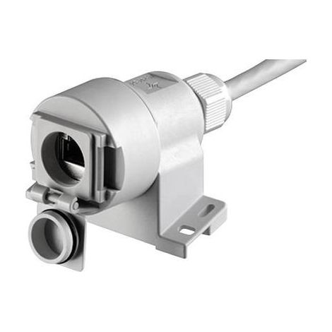 Telegärtner 100022949 Presa di collegamento RJ45 a variante 6 100022949 Presa dritta Poli: 8P8C Grigio luminescente 1 p (1/3)