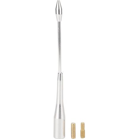 Mât d'antenne, antenne de toit extensible en alliage d'aluminium, argent Bee Sting pour voiture (1/5)