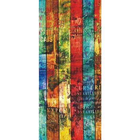 Coloured board, intissé photo mural, 90 x 202 cm, 1 part (1/3)