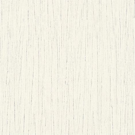 Ton-sur-ton wallpaper wall Profhome 364521 non-woven wallpaper slightly textured Ton-sur-ton matt white 5.33 m2 (57 ft2) (1/4)