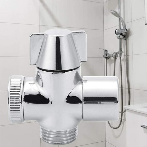 Robinet monotrou avec aérateur pour évier à légumes, distributeur d'eau à une entrée et deux sorties, vanne de commutation à 4 points, inverseur pour double alimentation en eau.