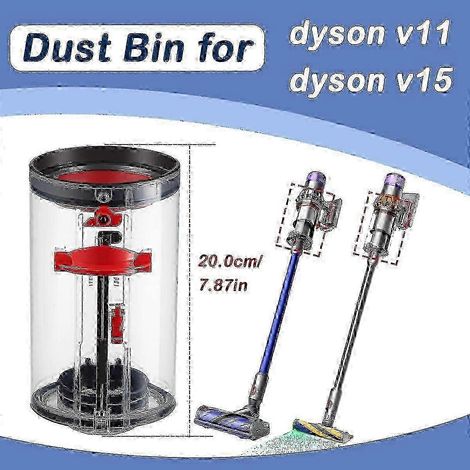 Bac à poussière de rechange pour aspirateur Dyson V11 V15, référence 1023