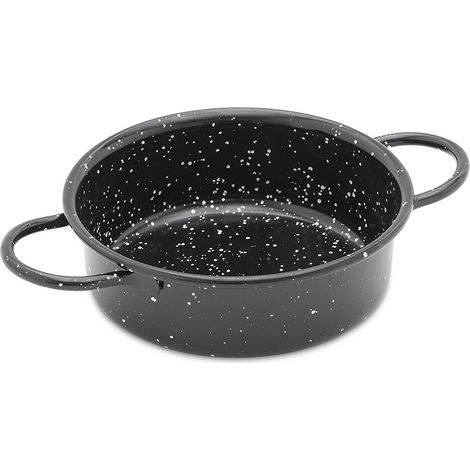Fuente con asas esmaltada ø12cm Vaello