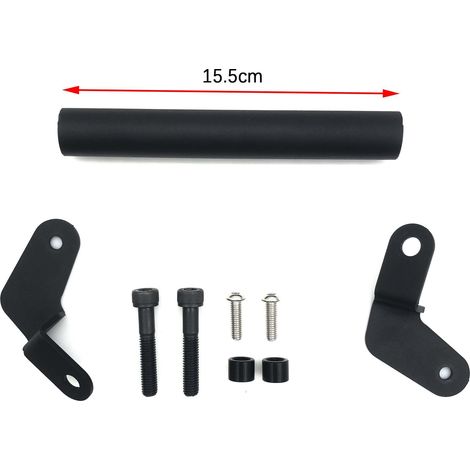 Modification parts compatible with the SUZUKI GSXR125 motorcycle: mobile phone holder for GPS, extended luggage rack, decorative stem (1/2)
