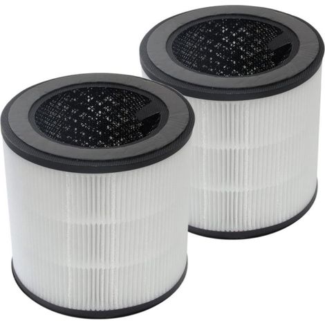 Paquete de 2 filtros de repuesto compatibles con los purificadores de aire Philips serie 800 AC0820, AC0830, AC0850, FY0293 30 y FY0194 30. (1/2)