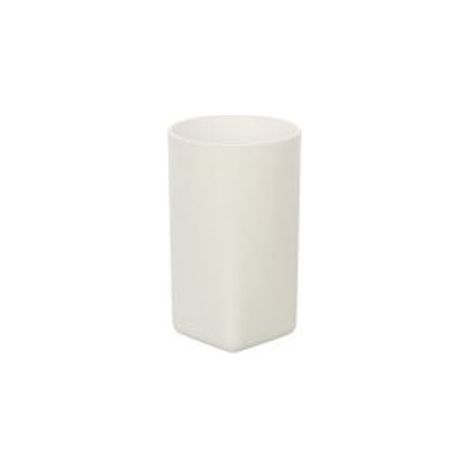 Portaspazzolino in plastica bianco denver