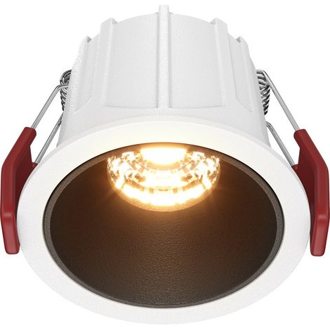 Maytoni Alfa Led Spot encastré rond blanc et noir 2700 K 500 lm (1/2)