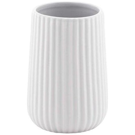 Support brosse à dents gedy Marika blanc 8 cm céramique
