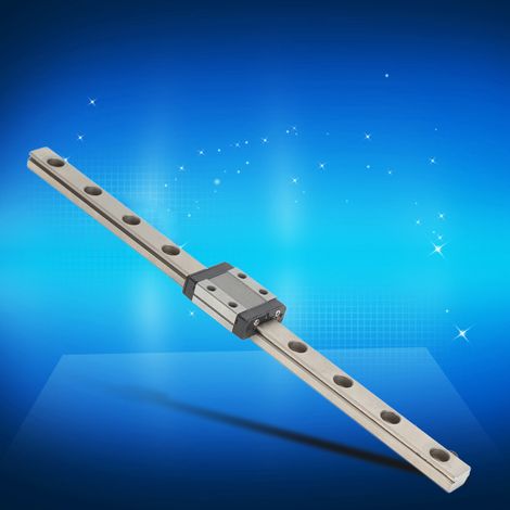 Rail de guidage linéaire miniature MTN9 pour pièces CNC, longueur 200 mm. (1/5)