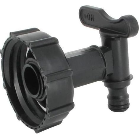 Raccord S60X6 - Robinet PEHD pour cuve eau 1000 L raccord et autre accessoire pour cuve de récupération d\\'eau (1/4)