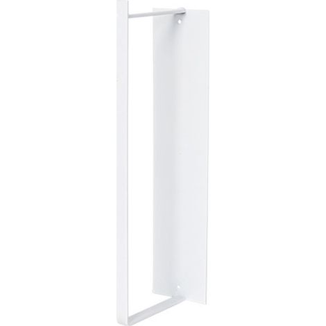 Rack De Rangement Magnetique - Acier Inoxydable - Pour Refrigerateur Ou Surface Metallique - 10 X 6 X 29 Cm - Noir Blanc - 1 Unite (1/5)