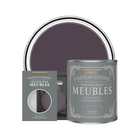 Peinture pour Meubles Finition Satinée - Jus de raisin (1/3)