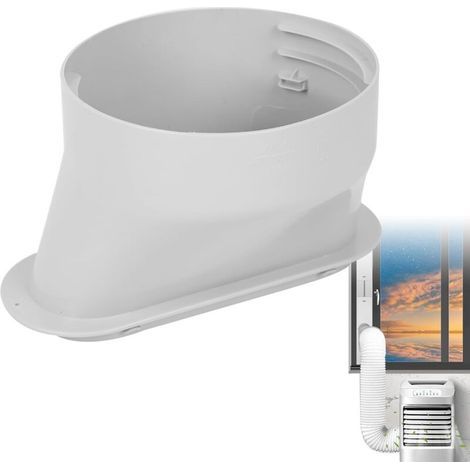 Fensterdichtungsplatte für mobile Klimageräte, verstellbares Fensterführungsset, für Abluftschläuche mit 15 cm Durchmesser, für vertikale/horizontale Schiebefenster (1/5)