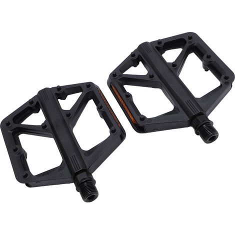 Pédales de vélo en nylon antidérapant à picots, roulements étanches, légères et plates, pour VTT (1/5)
