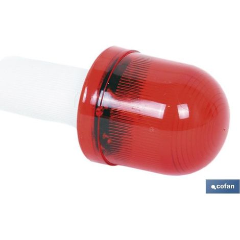 Lumière clignotante rouge pour cône pliable 5x10 cm