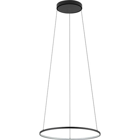 Suspension anneau horiz. noir LED 3000K Ø45 Nowodvorski (1/2)