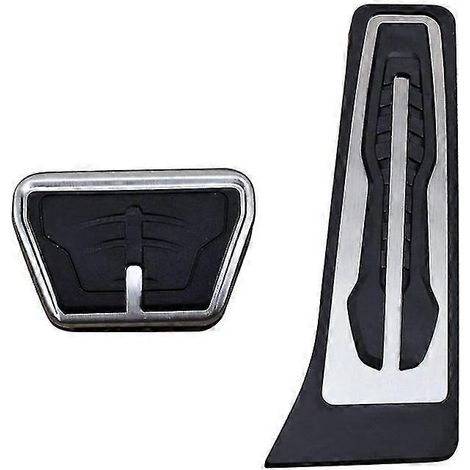 Pédales en acier inoxydable pour BMW Série 3 X3 X4 X5 (2018-2020) : accélérateur, essence, frein, repose-pieds, tapis et revêtements. (1/5)