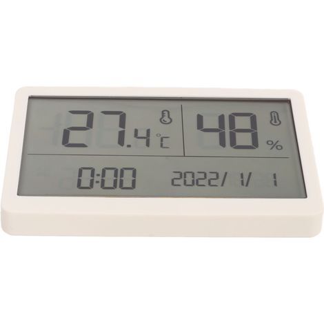 Moniteur de température et d'humidité, testeur de température, thermomètre et hygromètre à affichage numérique pour la maison et la chambre (1/5)