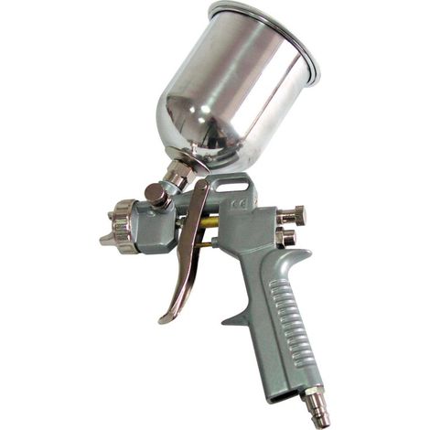 Pistolet à peinture Mega 66245 0,5L raccord rapide pression 3-4 bar