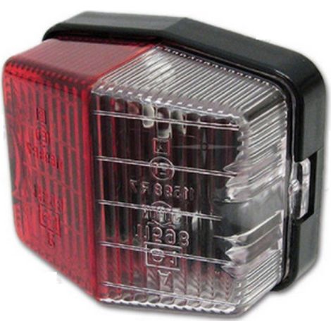 Fanale luce ingombro bifacciale a lampadina (1/2)