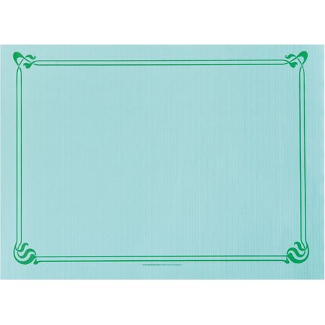 Sets De Table 48 G/M2 31X43 Cm Vert D'Eau Cellulose - 500 unités