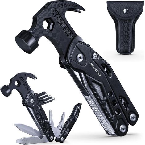 Multitool Zange Camping Vatertag Geschenk 15 IN 1 MULTITOOL HAMMER (1/5)