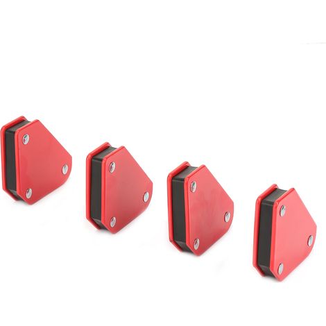 Set mit 4 Winkelschweißmagneten (je 10 lb), magnetischer Winkelpositionierer, Schweißhalter mit Pfeilen, Haltewerkzeug (1/5)