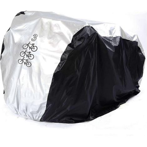 Housse de protection extérieure pour vélos, scooters, VTT, etc., résistante aux UV, à la poussière et à l'eau. Taille L x H x P (1/4)