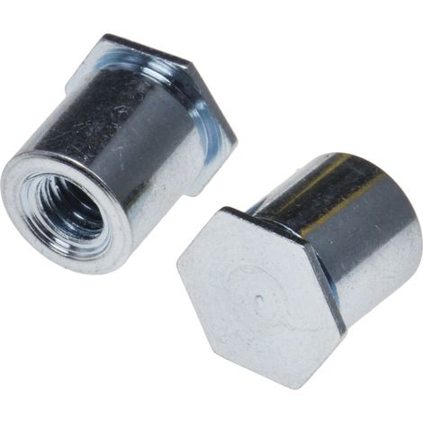 Entretoise auto-sertissable RS PRO Acier Zingué, M4 ( Prix pour Sachet de 50 )
