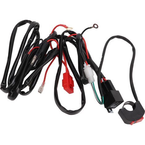 Faisceau de feux de travail à LED 12V 40A pour motocyclette 9-32V, ATV, vélo électrique (1/5)