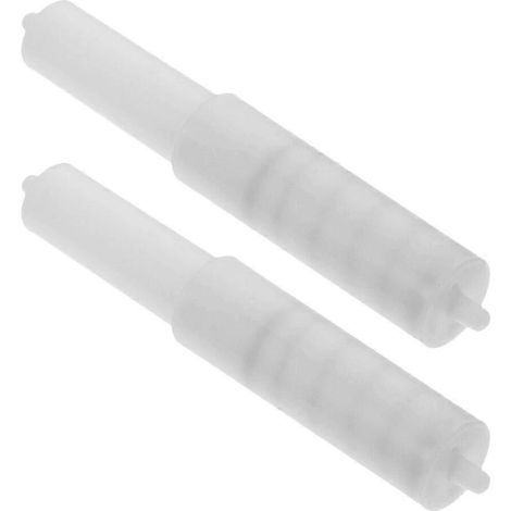 supports de rouleau de papier toilette, boîte à mouchoirs, mandrin de rechange, tige de rouleau de papier toilette, 14,50 x 2,00 x 2,00 cm, blanc, SZRH AS