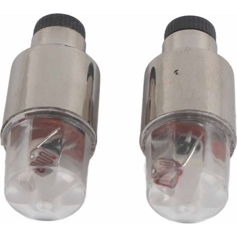 Éclairages de Roue pour Voiture Vélo Moto Pneu Valve Caps Lumineux Flash à Rayons pour Auto Camion SUV Cyclomoteur (1/4)
